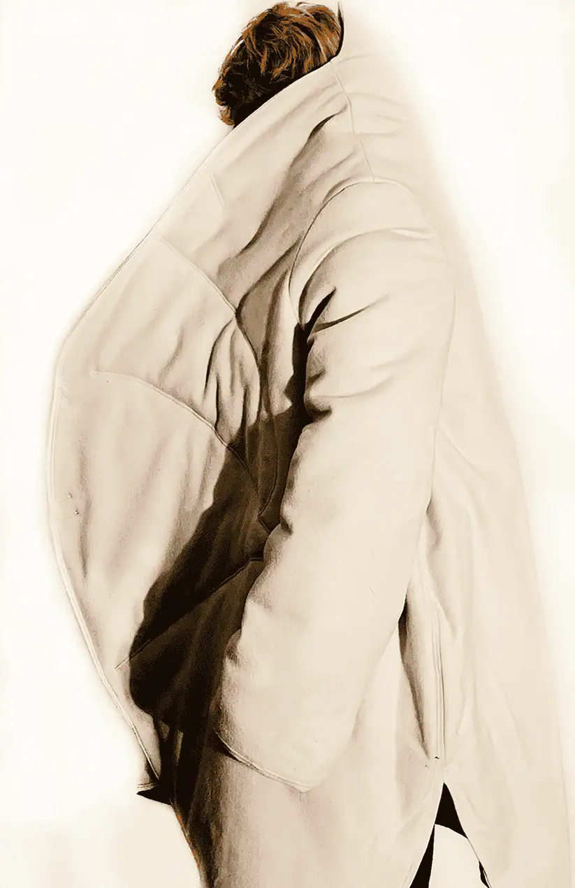 Sculptural Wrap Coat | TAMRA