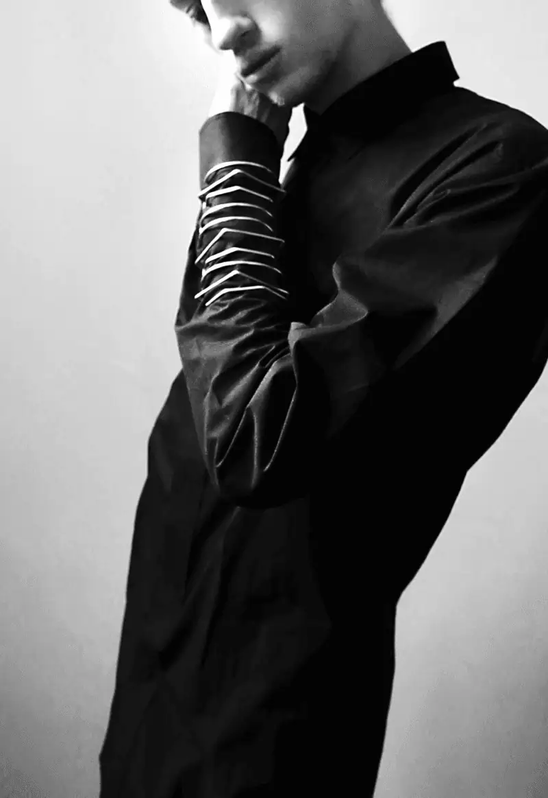 Geometric Bracelet with Circle and Square Design