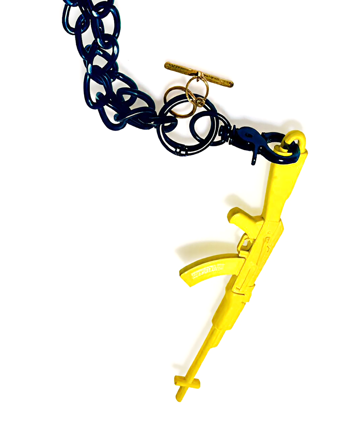 “AK 47 Holy Weapon” Necklace -  Toy Box Collection by Tamra - Image 4