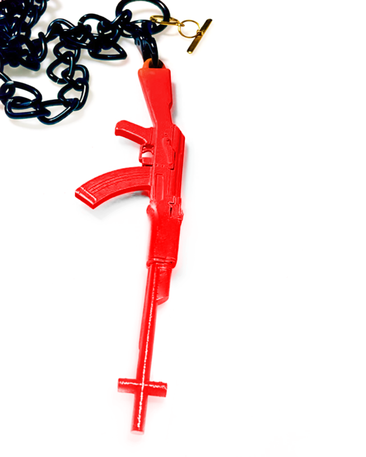“AK 47 Holy Weapon” Necklace -  Toy Box Collection by Tamra - Image 7