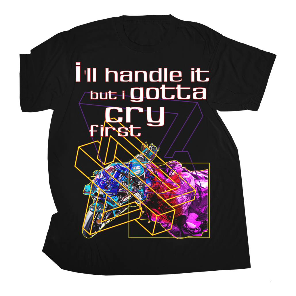 "CRY" T Shirt by Tamra Black