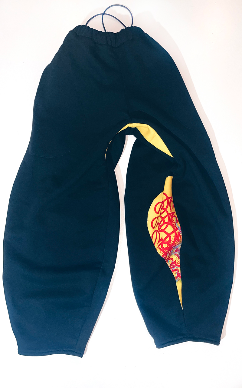 Big Sweat Pants by Tamra - Black - Image 4