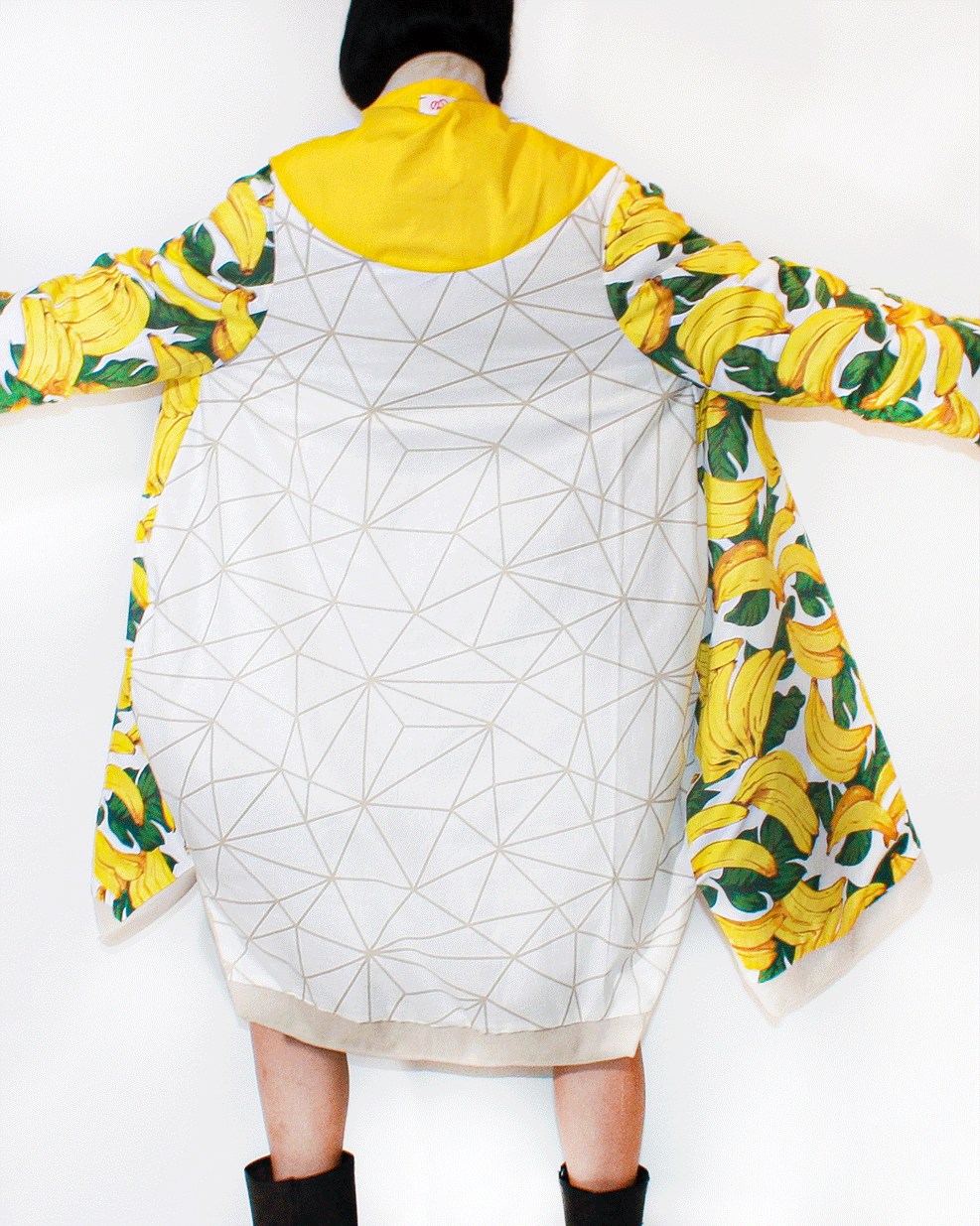 Sculptural Wrap Coat - Reversible | TAMRA - Image 4